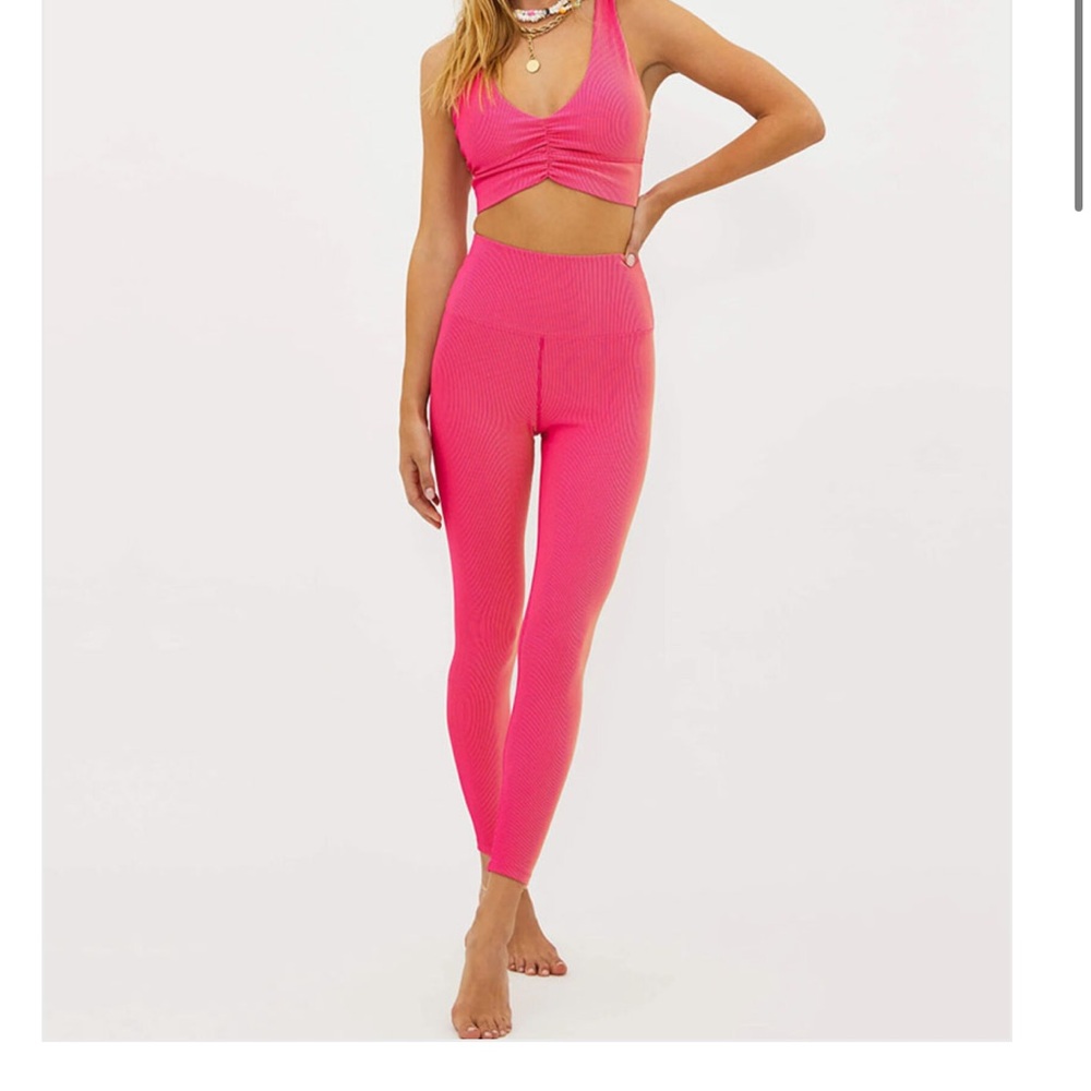Beach Riot Sunset Pink Leggings New W/O tag